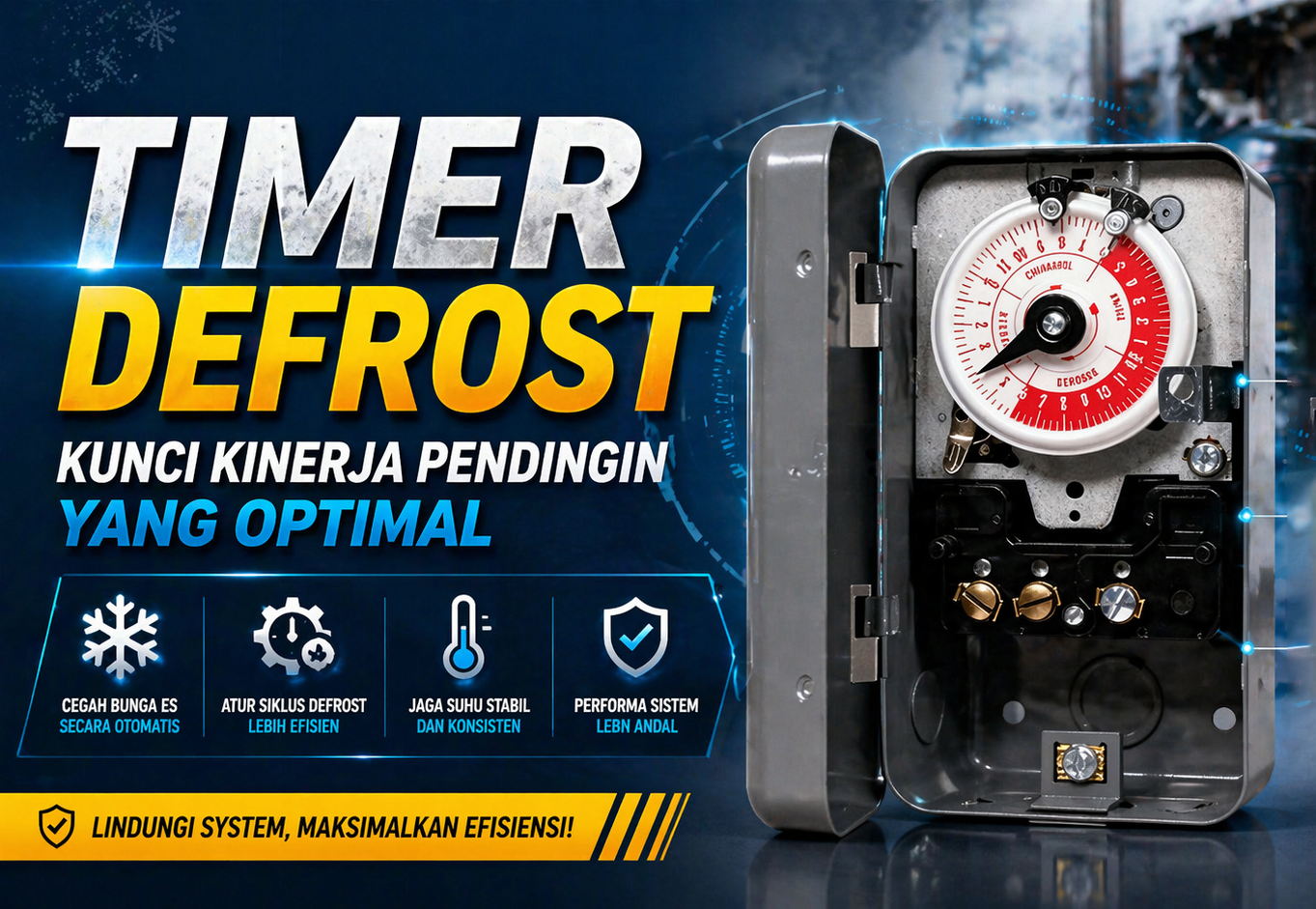 Kenapa Timer Defrost Penting untuk Sistem Pendingin?